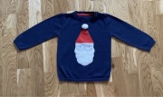Sweter Marks&Spencer r. 92 z mikołajem