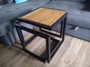 Infinity Cube, kostka, stolik kawowy loft