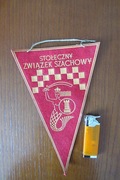 Proporczyk "Stołeczny Związek Szachowy"