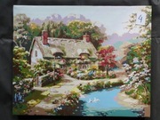 Obrazy malowane ręcznie na płótnie.