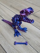 Fantastyczny Szkielet T-Rexa 25cm - 3D Kolekcjonerski Model - Dwukolorowy