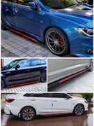 Samochodowe listwy progowe 1 komplet aerodynamiczne