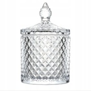 Szklany pojemnik na świece - komplet 60 sztuk 