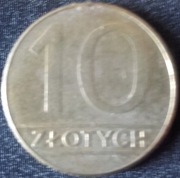 Polska PRL Moneta 10 zł 1989 i 1990 rok