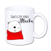 Kubek Mikołajki święta z imieniem personalizacja