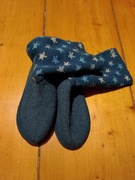 Ciepłe kapcie skarpetkowe dziewczęce dla dziewczynki 35