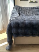 Futrzany koc narzuta home&you