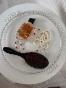 Vintageowa szklana patera na ciasto z kryształu Walther Glas Fabiola