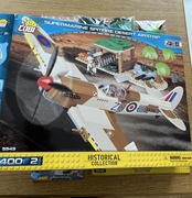 COBI 5545 SUPERMARINE SPITFIRE DESERT AIRSTRIP - ZOBACZ - STARY MODEL 