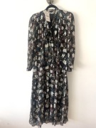 Zara sukienka nowa 36 S kokarda wiązanie maxi wiskoza