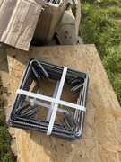 Strzemiona 20x20 cm pręt żebro 6mm