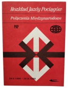 ROZKŁAD JAZDY POCIĄGÓW PKP POŁĄCZENIA MIĘDZYNARODOWE 1988