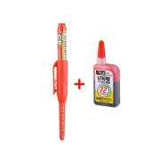 Marker znacznik budowlany do otworów czerwony