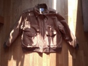 Kurtka cabin creek, skórzana, bomberka, skóra naturalna, XL