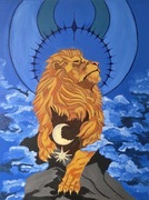 obraz olejny duzy na plotnie 80x60cm Art oilpainting