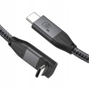 Kabel Kątowy USB C - USB C 90 stopni 240 W 20 Gb/s 1m XAOSUN