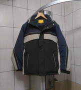 męska kurtka M zimowa Hi-Park kolorystyka trójkolorowa khaki (ciemna zieleń