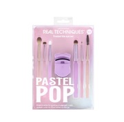 Real Techniques Pastel Pop zestaw pędzli do makijażu + zalotka Nowy