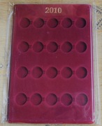 Paleta na monety 2zł.w kapslu rocznik 2010