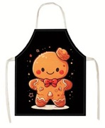 Świąteczny fartuch z piernikiem dla osoby dorosłej 