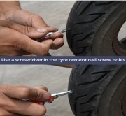 gwoździe do naprawy opon samochodowych i motocyklowych