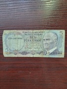 5 BES TURK LIRASI - rok 1970