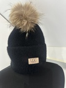 Czapka z jenotem angora 