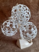 BOMBKI SZYDEŁKOWE RĘCZNIE ROBIONE 3 szt (16) 