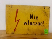 Tablica blaszana BHP 