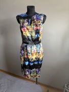 Joseph Ribkoff piękna kolorowa sukienka nowa L XL