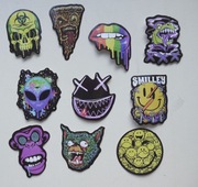 10 naklejek BUKI, TWARZE - rózne kształty - Zestaw #1