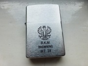 Zapalniczka Zippo Custom Browning RKM 28 Mauser Vis Grawer Wojsko Polskie