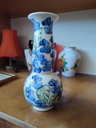 Wazon Bolesławiec 29 cm motyw kwiatowy 