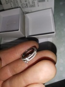 Pierścionek srebrny 925 briju 