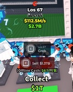 Los 67 | Steal A Brainrot | 112.5M/S