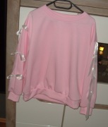 śliczna Cukierkowa Bluza _ kokardki r. M/L