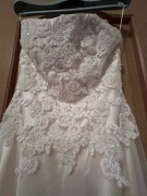 Suknia ślubna z bolerkiem r. 38 kryształki Svarovskiego. Stan bdb.