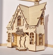 Stylowy wieszak na klucze Domek 3D LOFT