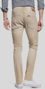 Męskie Spodnie Lee Luke Faded Beige Jeansy Rurki  L719NRUX W31 L34 31/34