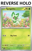 Karta Pokemon Sprigatito (PAL 013) 13/193 R. Holo