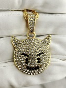 NOWY Naszyjnik męski diabeł swagg drill trap ice drip