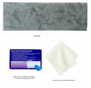 Twarde Etui na okulary ekoskóra zamszowa+ Gratisy