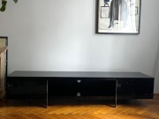 Szafka RTV- czarna z połyskiem 