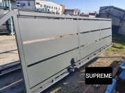 Brama przesuwna panelowa pełna 5mx1,42m SUPREME, ocynk ogniowy+ Ral, inne