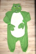 138^ żaba strój przebranie piżama 8/9 Lat_ 128/134