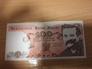 Banknot 100 zł Lech Wałęsa 1983  Solidarność Drugi obieg Oryginał
