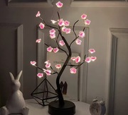 Lampka LED Bonsai Wiśnia Stołowa Dotyk USB / Baterie Dekoracja