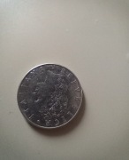 Moneta 50 lirów 1978 odwrotna