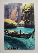Magnes na lodówkę Thajland Tajlandia łódź tubylców(34).