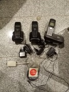 3 x telefon bezprzewodowy 2 x gigaset a 120 1x panasonic kx-tg6511pd